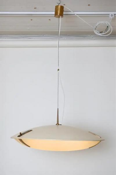  Stilnovo Pair of Stilnovo Ceiling Light Model 1140