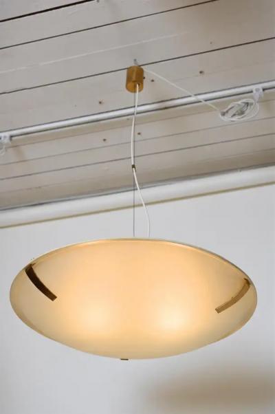  Stilnovo Pair of Stilnovo Ceiling Light Model 1140
