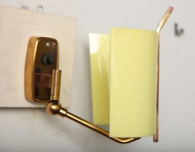  Stilnovo Pair of Stilnovo Sconces Made in Italy