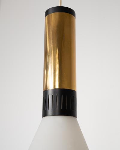  Stilnovo Pair of Stilnovo pendant lamps model 1135 2 Italy 1960s