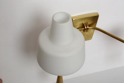  Stilnovo Pair of wall lamps in the style of Maison Lunel