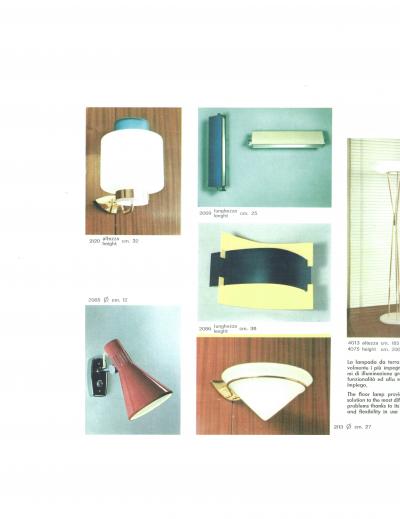  Stilnovo Pairs of Sconces Model 2086