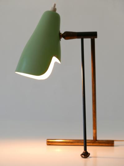  Stilnovo Rare Adjustable Mid Century Modern Stilnovo Table or Wall Lamp Italy 1950s