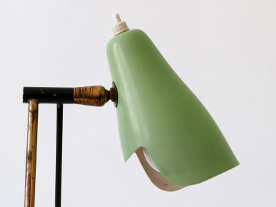  Stilnovo Rare Adjustable Mid Century Modern Stilnovo Table or Wall Lamp Italy 1950s