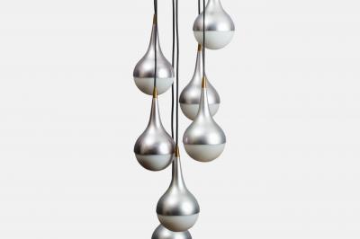  Stilnovo Rare Chandelier by Stilnovo