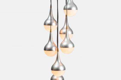 Stilnovo Rare Chandelier by Stilnovo