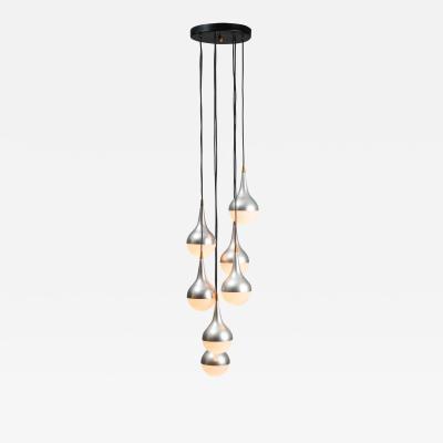  Stilnovo Rare Chandelier by Stilnovo