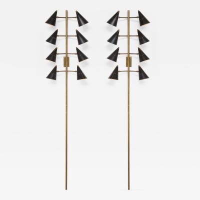  Stilnovo Rare Pair of Wall Lights