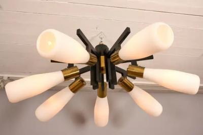  Stilnovo Rare Stilnovo chandelier 
