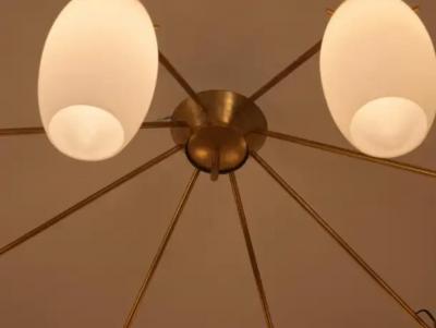  Stilnovo Rare Stilnovo chandelier