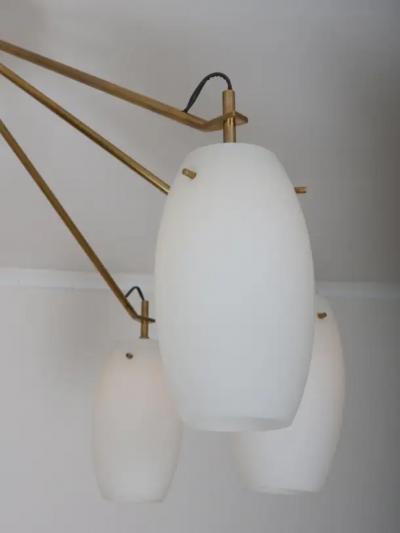  Stilnovo Rare Stilnovo chandelier