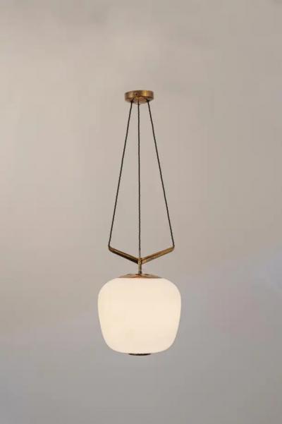  Stilnovo Rare Stilnovo chandelier Italy c1950