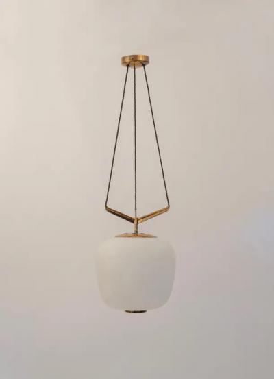  Stilnovo Rare Stilnovo chandelier Italy c1950