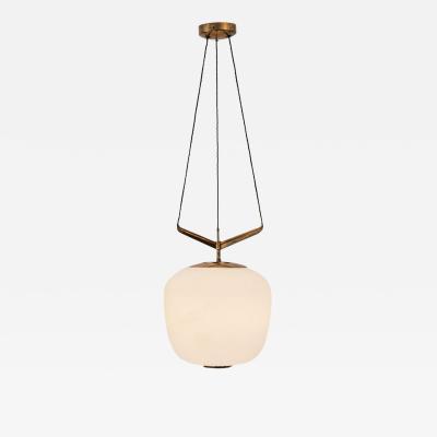  Stilnovo Rare Stilnovo chandelier Italy c1950