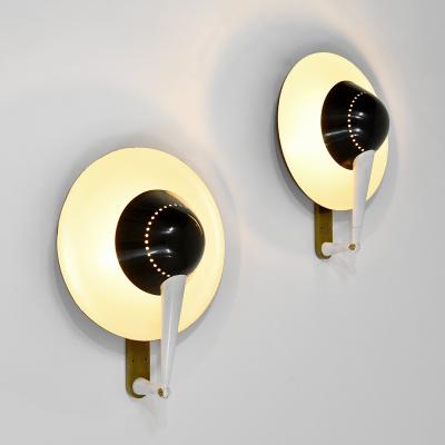  Stilnovo Rare pair of wall lights Model B 4917