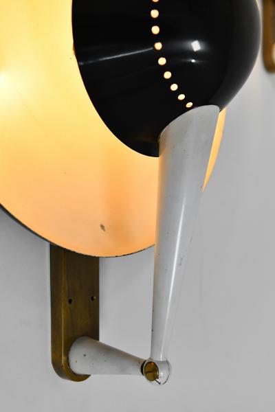  Stilnovo Rare pair of wall lights Model B 4917