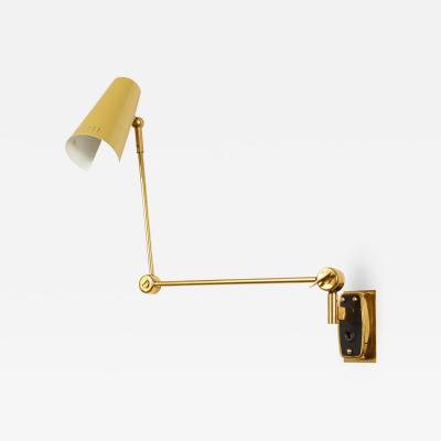  Stilnovo SINGLE YELLOW TOLE SCONCE BY STILNOVO