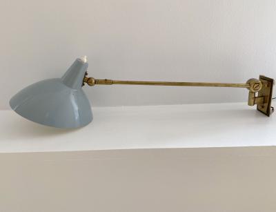 Stilnovo STILNOVO SCONCE WITH BLUE SHADE