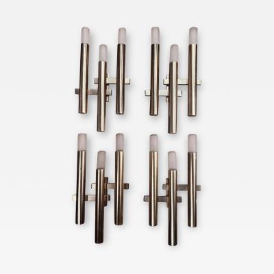  Stilnovo Set of Four Stilnovo Wall Sconces