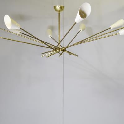  Stilnovo Shangai chandelier stilnovo style 1960s