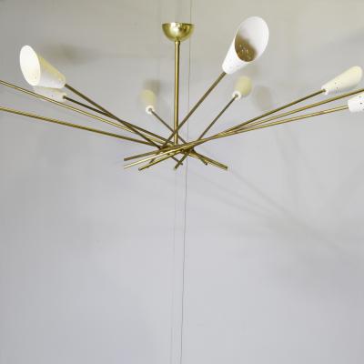  Stilnovo Shangai chandelier stilnovo style 1960s