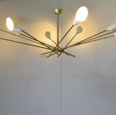  Stilnovo Shangai chandelier stilnovo style 1960s