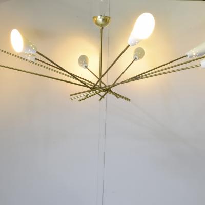  Stilnovo Shangai chandelier stilnovo style 1960s
