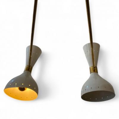  Stilnovo Stilnovo 12 Arm Diabolo White Lamp