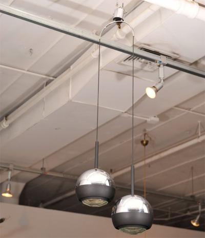  Stilnovo Stilnovo 1230 Model Two Pendant Chandelier