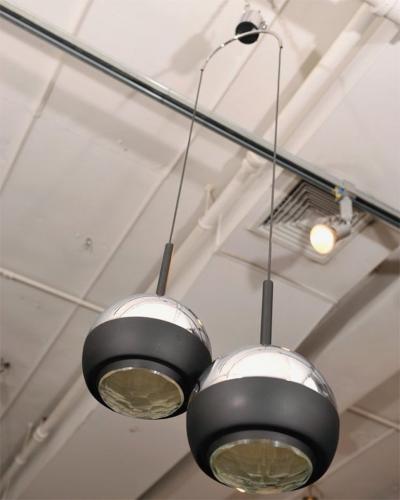 Stilnovo Stilnovo 1230 Model Two Pendant Chandelier