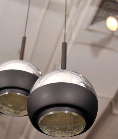  Stilnovo Stilnovo 1230 Model Two Pendant Chandelier