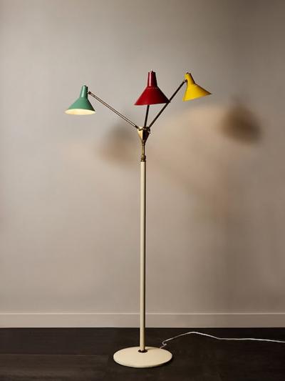  Stilnovo Stilnovo Adjustable Tricolor Floor Lamp