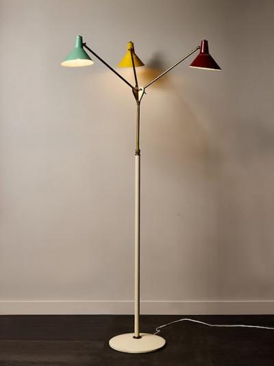  Stilnovo Stilnovo Adjustable Tricolor Floor Lamp