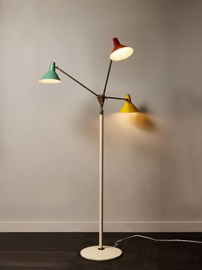  Stilnovo Stilnovo Adjustable Tricolor Floor Lamp