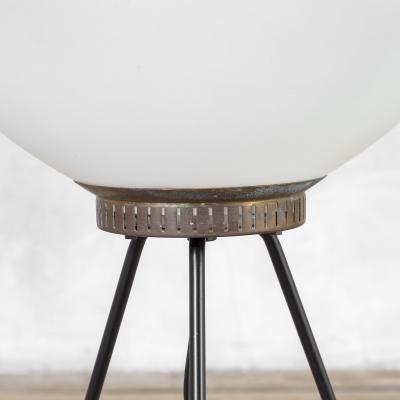  Stilnovo Stilnovo Brass and Metal Floor Lamp 1960