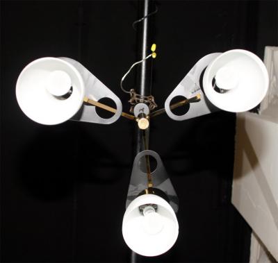  Stilnovo Stilnovo Chandelier Made in Milan 1950