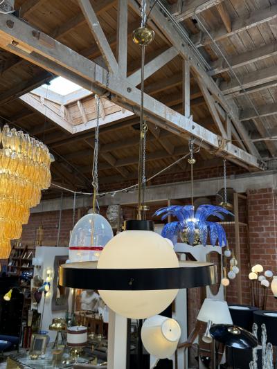  Stilnovo Stilnovo Disco Volante Pendant Light Italy 1960s
