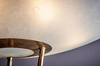  Stilnovo Stilnovo Floor Lamp with Brass and Marble Base