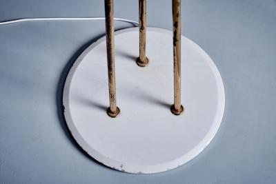  Stilnovo Stilnovo Floor Lamp with Brass and Marble Base