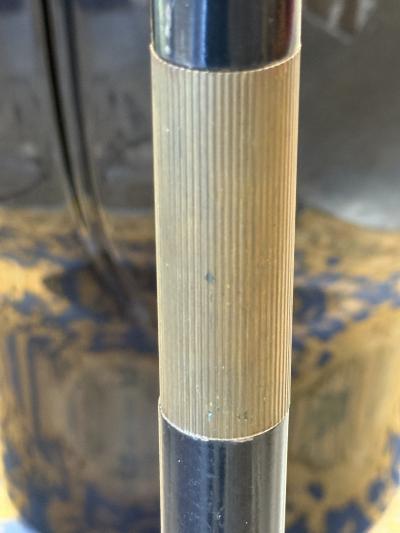  Stilnovo Stilnovo Floor Lamp with Marble Base and Sculptural Frame Italy 1950s