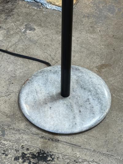  Stilnovo Stilnovo Floor Lamp with Marble Base and Sculptural Frame Italy 1950s