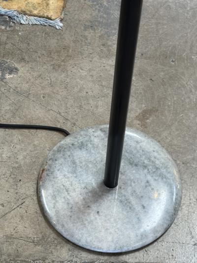  Stilnovo Stilnovo Floor Lamp with Marble Base and Sculptural Frame Italy 1950s