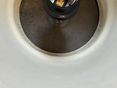  Stilnovo Stilnovo Floor Lamp with Marble Base and Sculptural Frame Italy 1950s