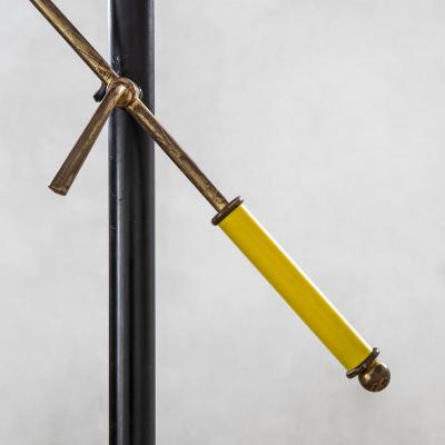  Stilnovo Stilnovo Floor Lamp with Two Diffusers and Marble Base 50s