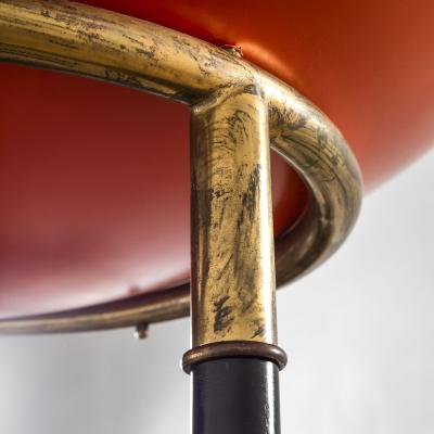  Stilnovo Stilnovo Floor Lamp with Two Diffusers and Marble Base 50s