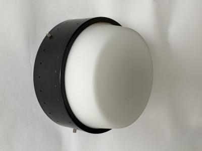  Stilnovo Stilnovo Italian wall sconces opaline glass set of 2 Italy 1960s