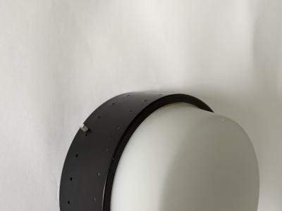  Stilnovo Stilnovo Italian wall sconces opaline glass set of 2 Italy 1960s