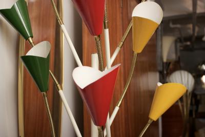  Stilnovo Stilnovo Nine Arm Floor Lamp Italy 1955