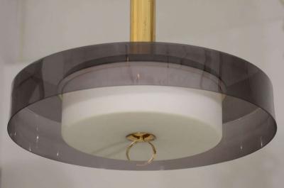  Stilnovo Stilnovo Pulley Light with Smokey Acrylic Shade