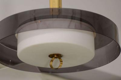  Stilnovo Stilnovo Pulley Light with Smokey Acrylic Shade